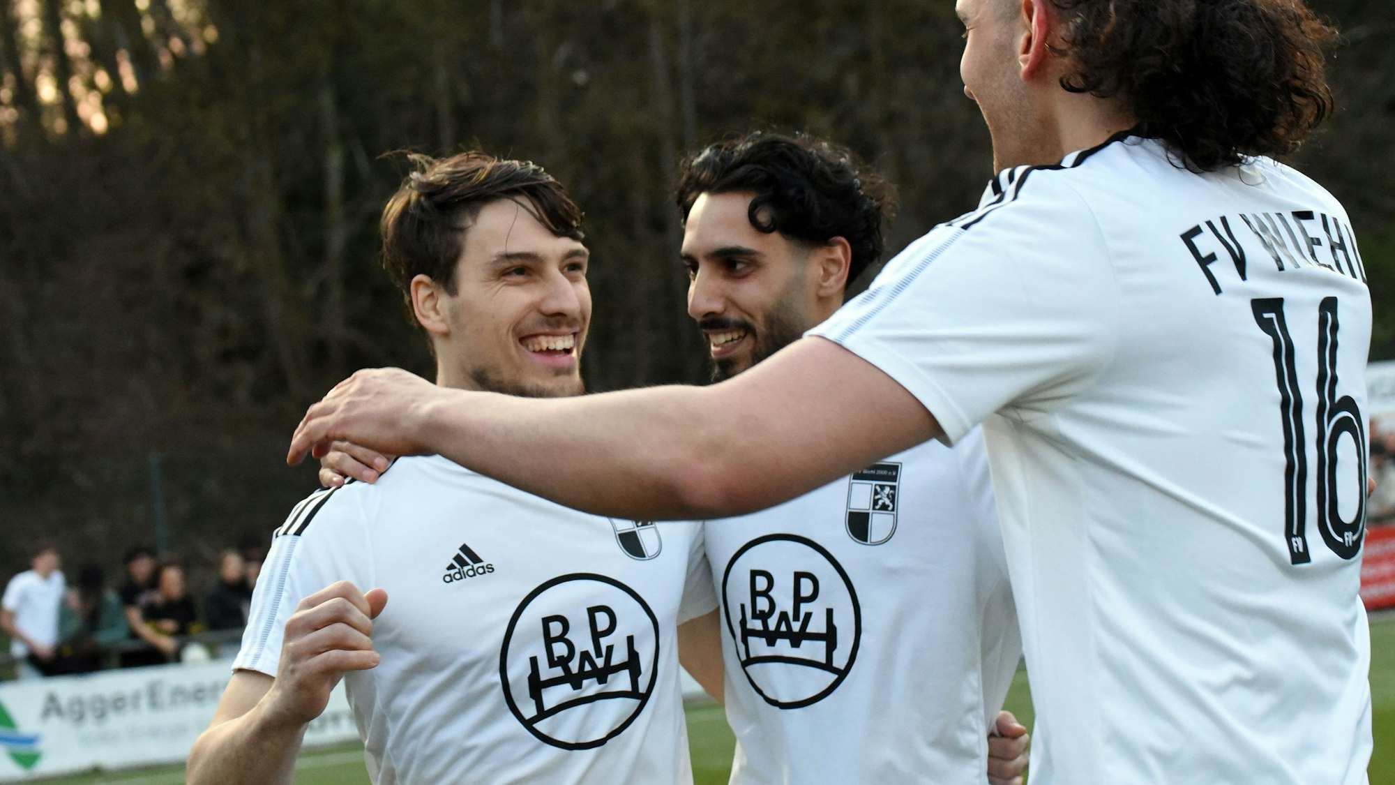 Jubelszene aus dem Fußball