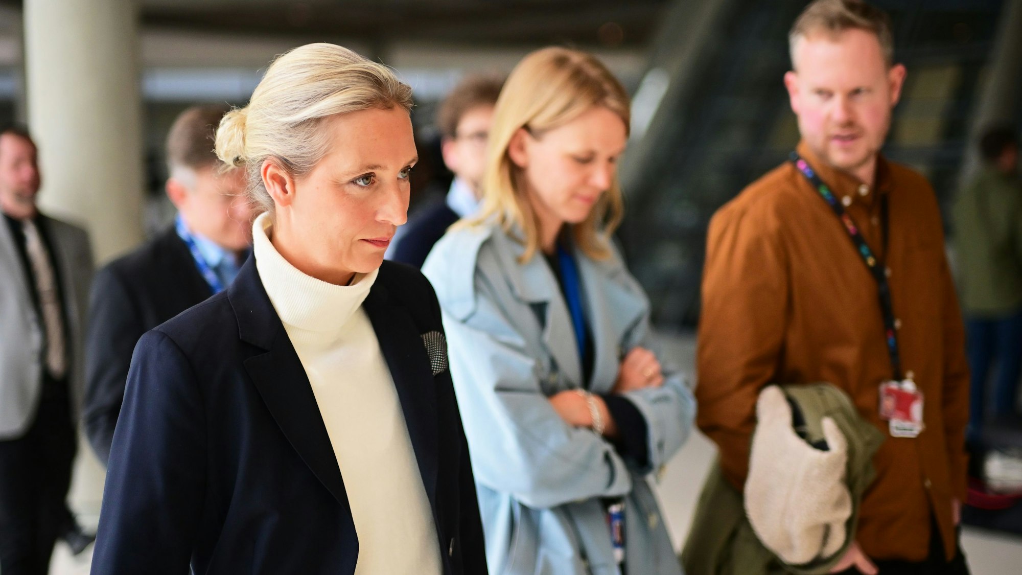 Alice Weidel (l), Co-Vorsitzende der AfD-Bundestagsfraktion.