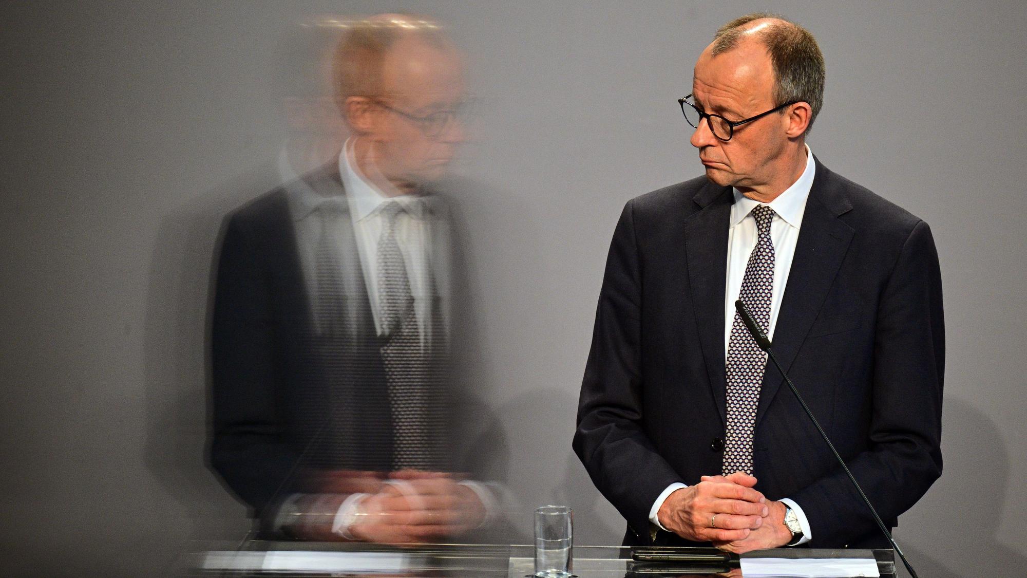 Friedrich Merz will in den USA selbstbewusst auftreten. (Archivbild)