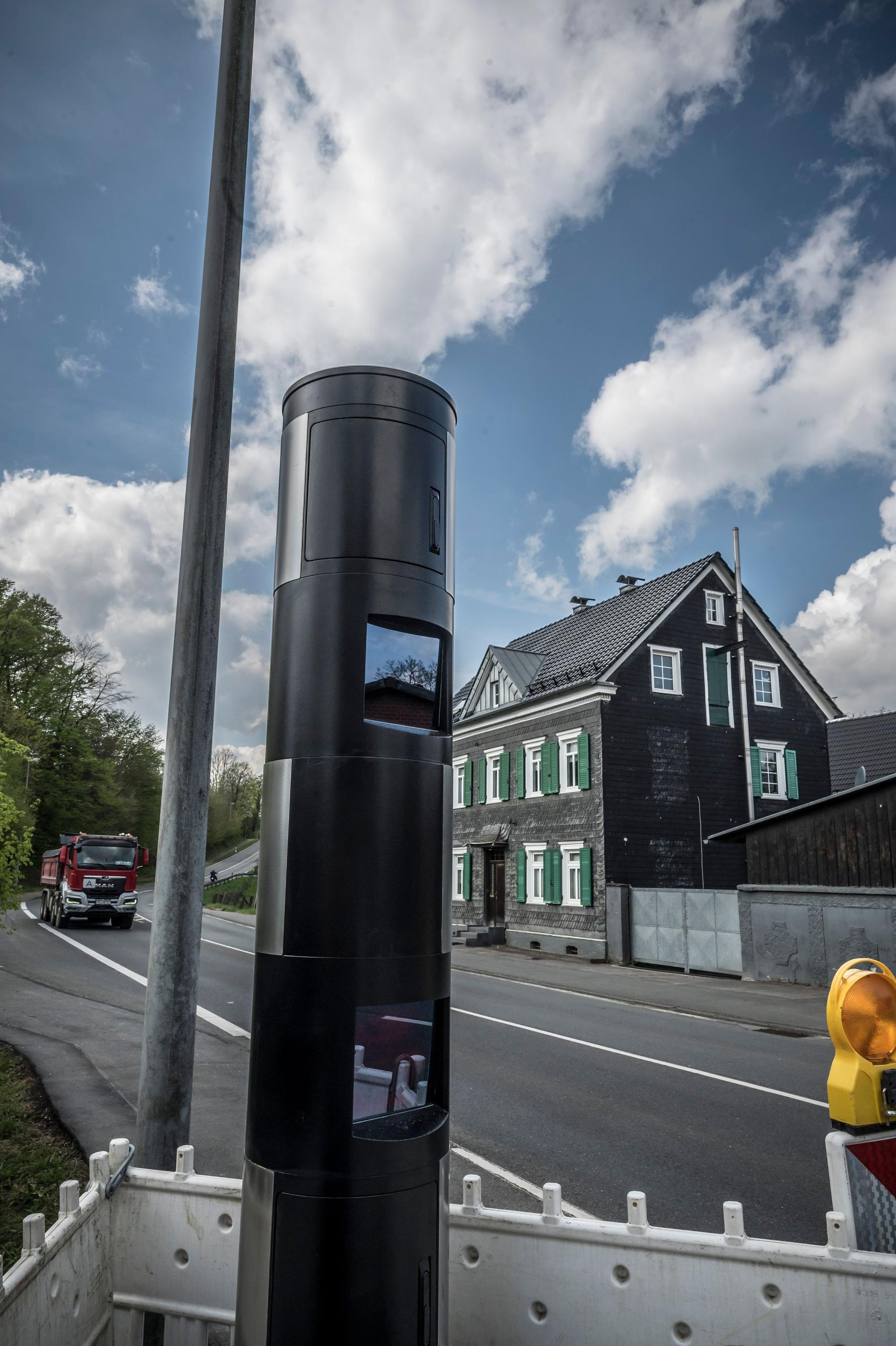 Blitzer in Niederblecher, Blechersiefen. Foto: Ralf Krieger