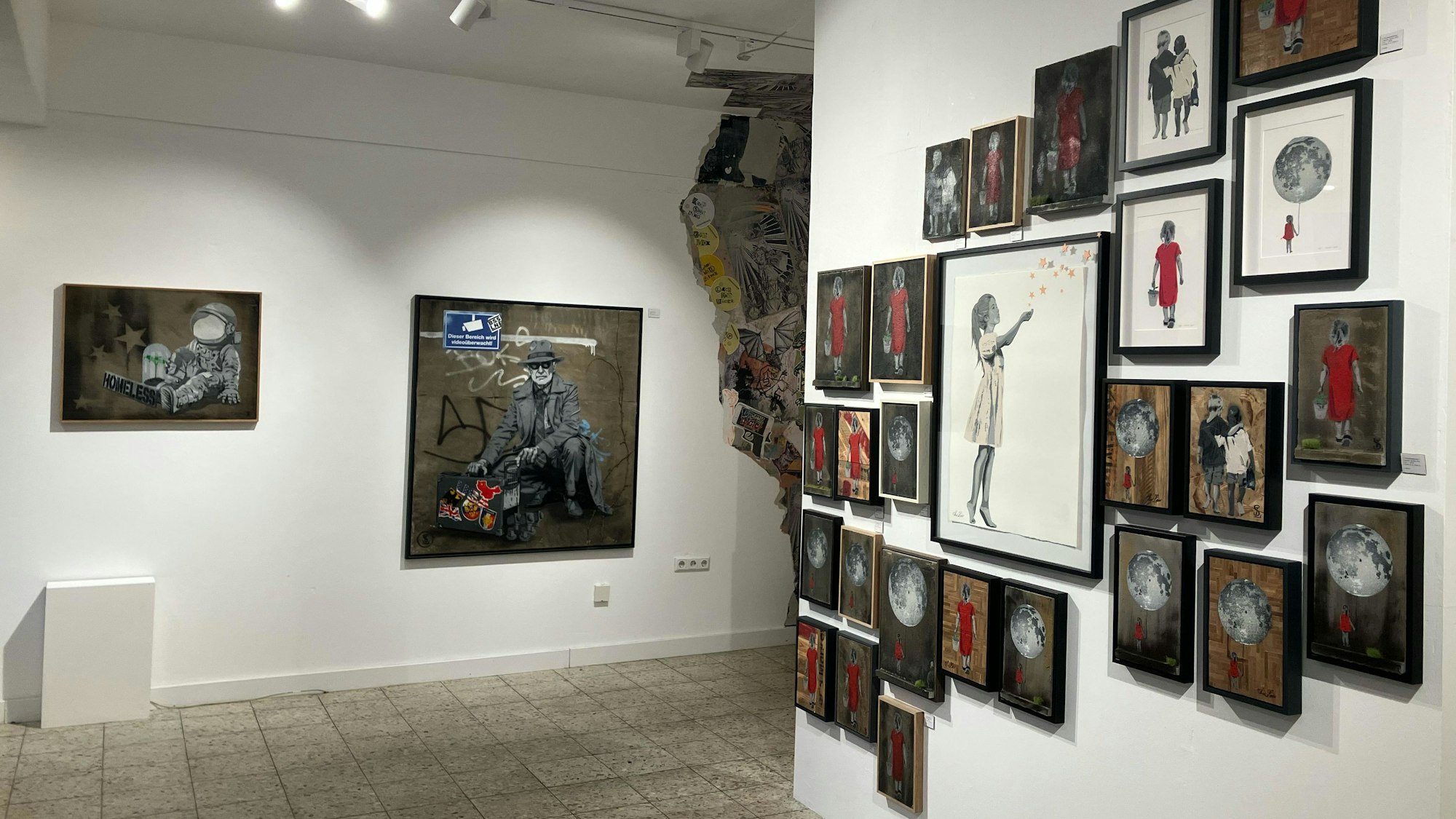 Showroom des Künstlers ‚seiLeise‘ in Köln-Mülheim