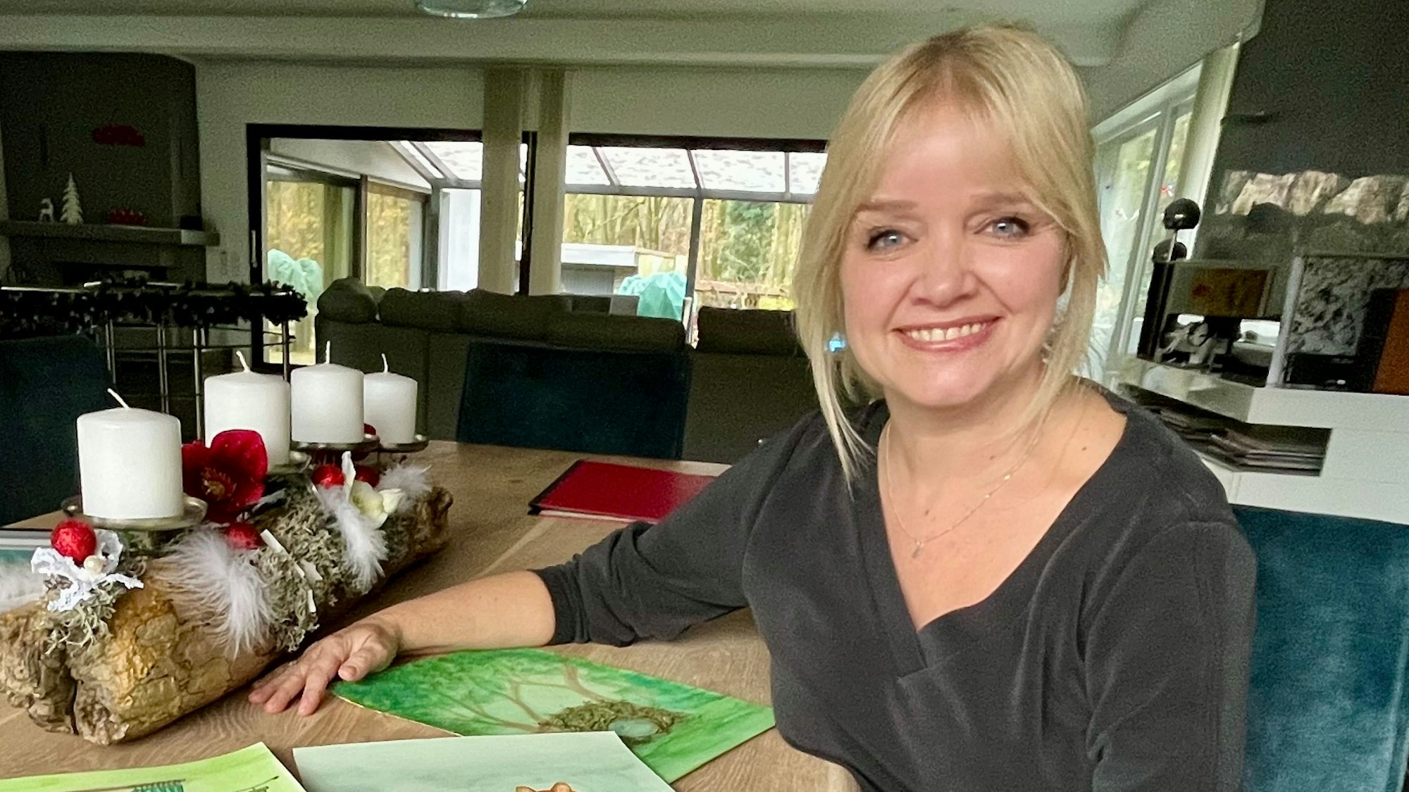 Autorin Silke Horvath in ihrer Leverkusener Heimat