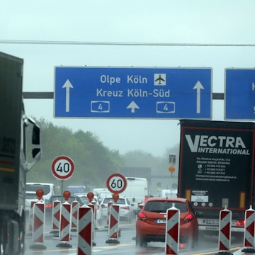 Autobahn A4 zwischen den Anschlussstellen Klettenberg und Eifeltor
