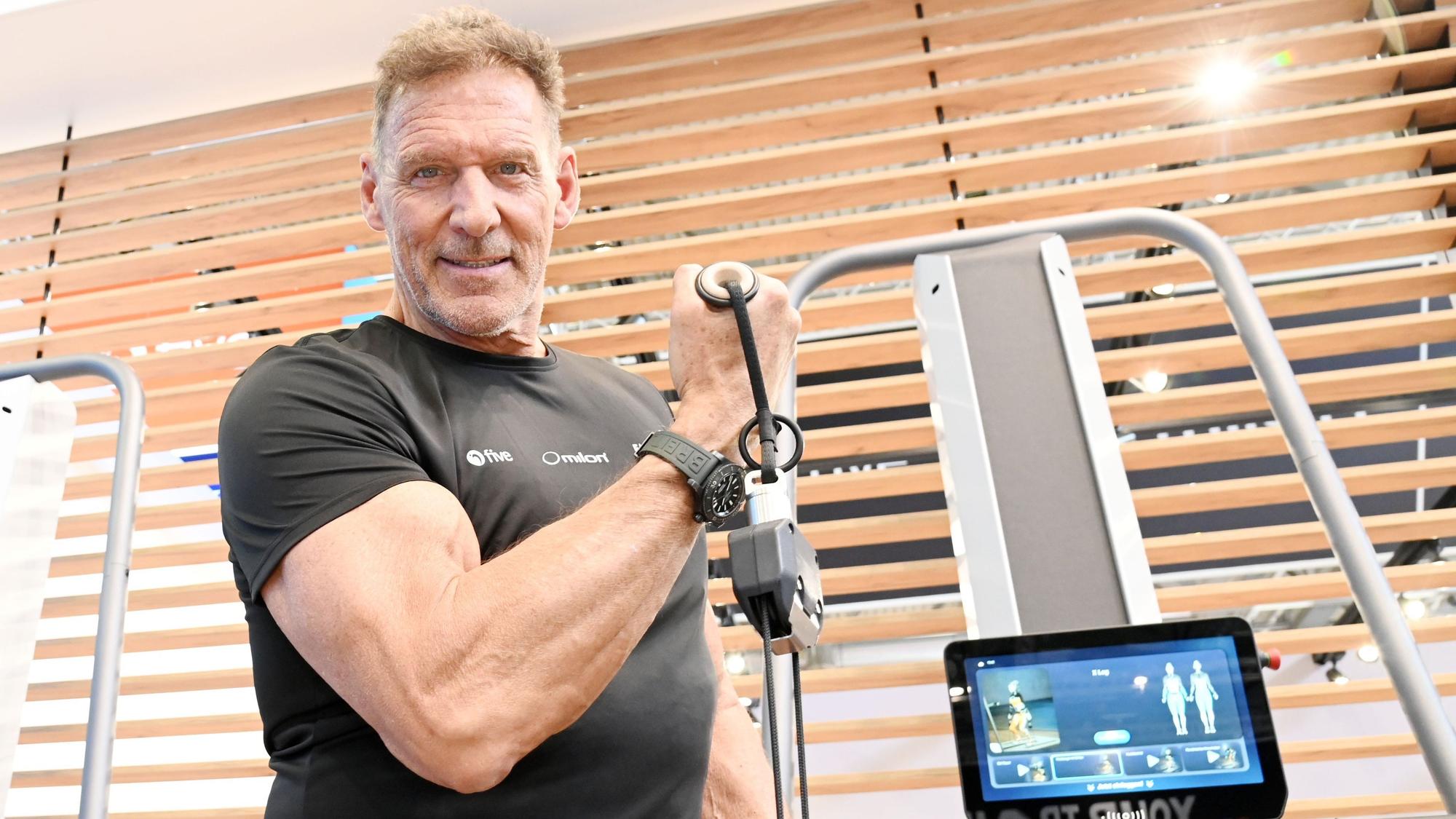 11.04.2025 Köln. Ralf Moeller ist Botschafter von "Longevity“ im Interview spricht er über den Lebenstil und hoffentlich auch sich und sein Altern. Das Interview führt Erik Hlacer. Foto: Alexander Schwaiger