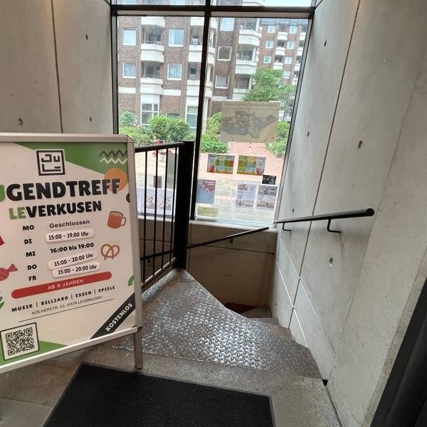 Eingang zum Jugendzentrum