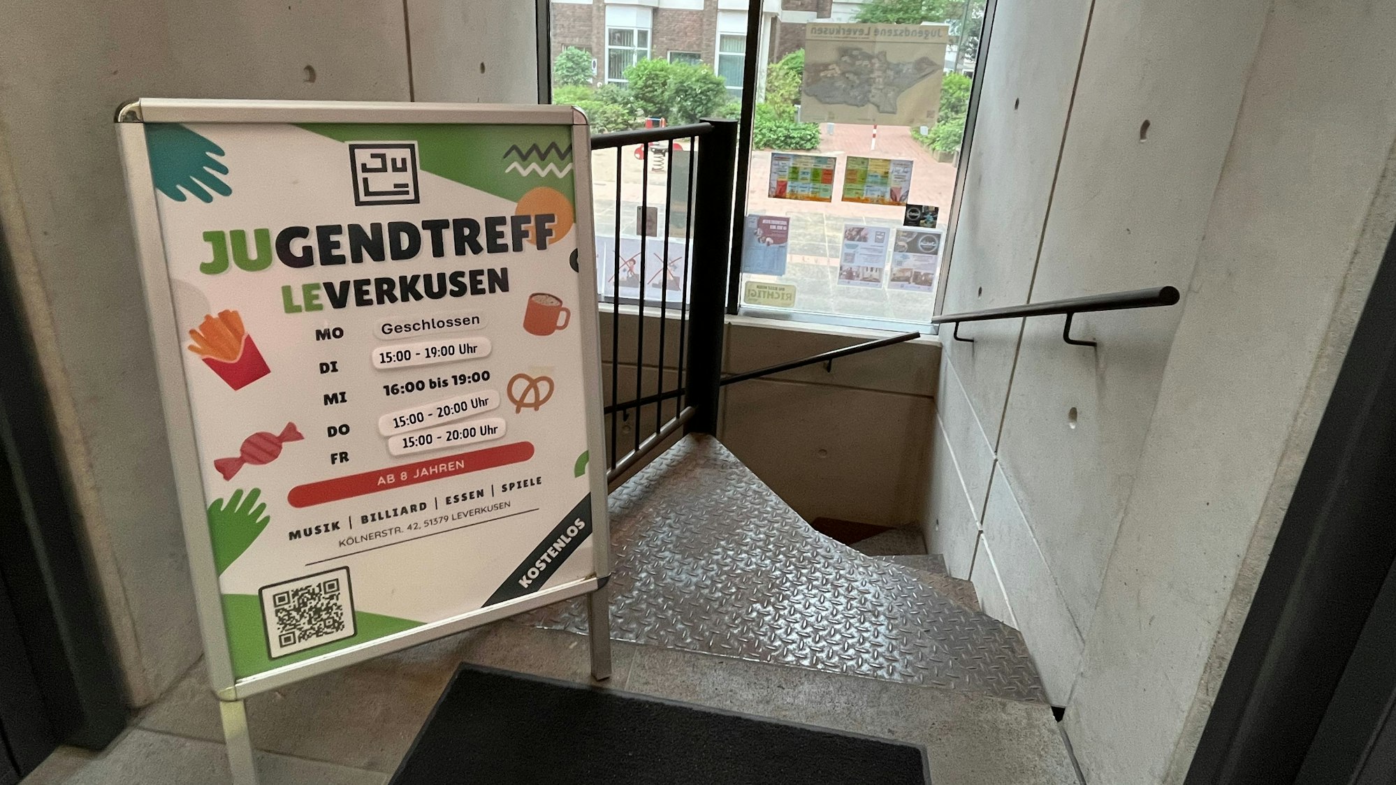 Eingang zum Jugendzentrum