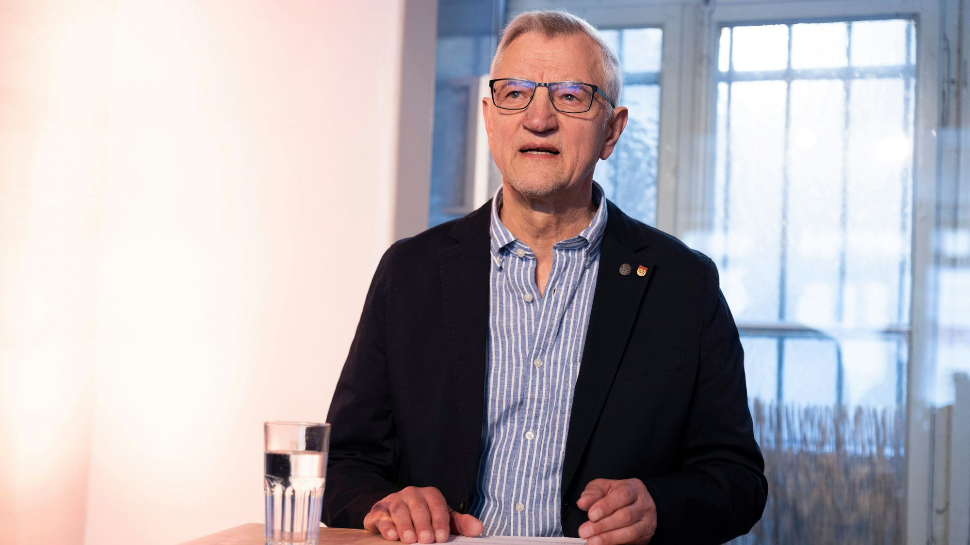 11.04.2025, Köln: PK mit Bezirksbürgermeister Andreas Hupke.