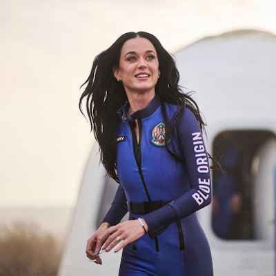 US-Superstar Katy Perry ist am 14.4.2025 wieder auf der texanischen Erde gelandet.
