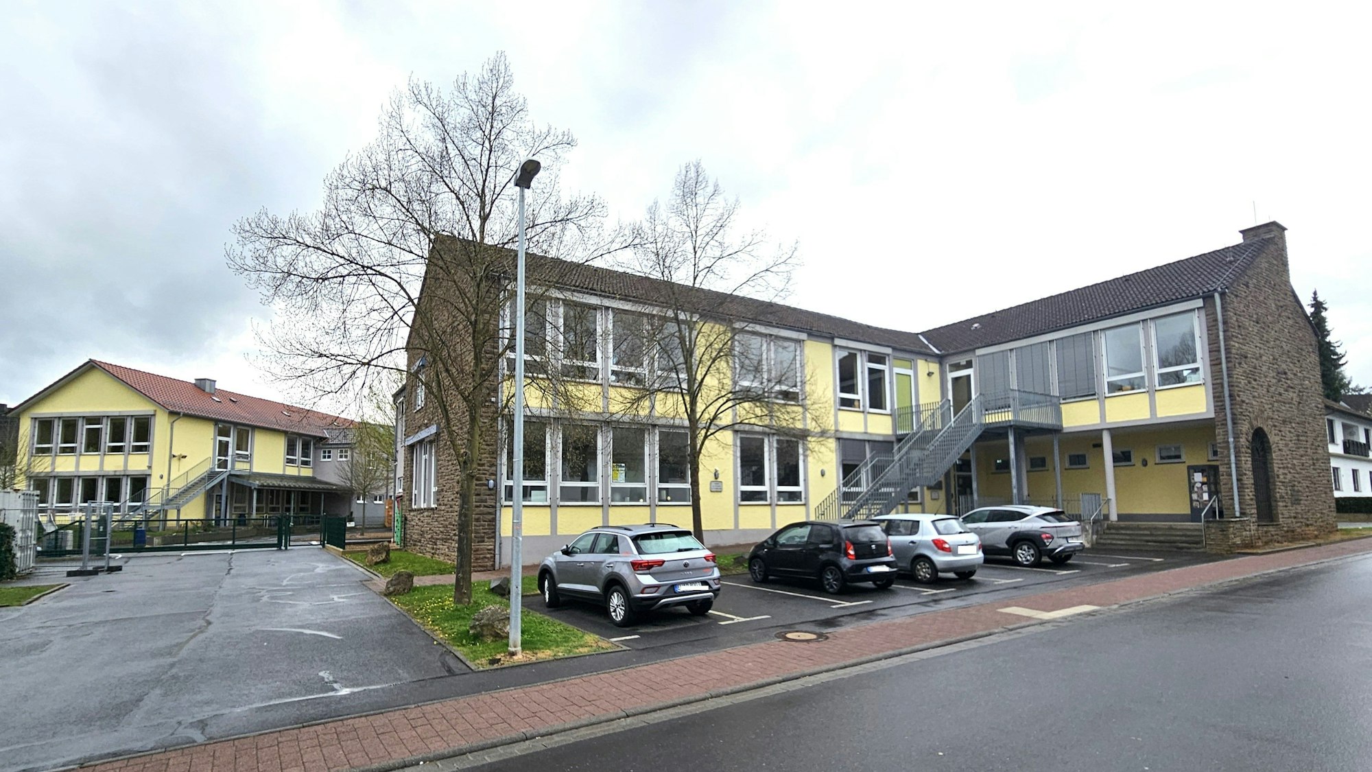 Blick auf die heutige Nikolaus-Förderschule.