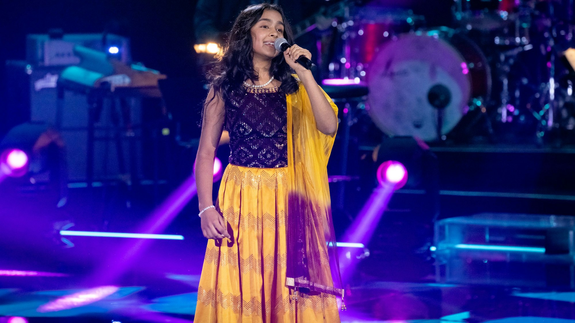 Die zwölfjährige Sohum stand im Finale von „The Voice Kids”.