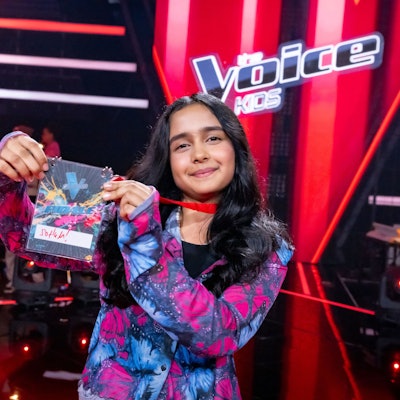 Die zwölfjährige Sohum steht im Finale von „The Voice Kids“.
