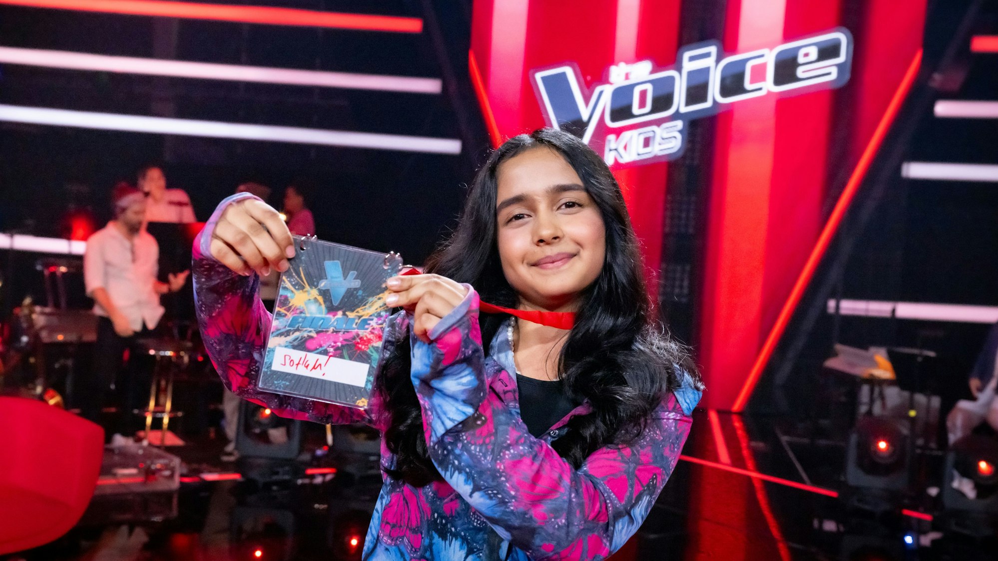 Die zwölfjährige Sohum steht im Finale von „The Voice Kids“.