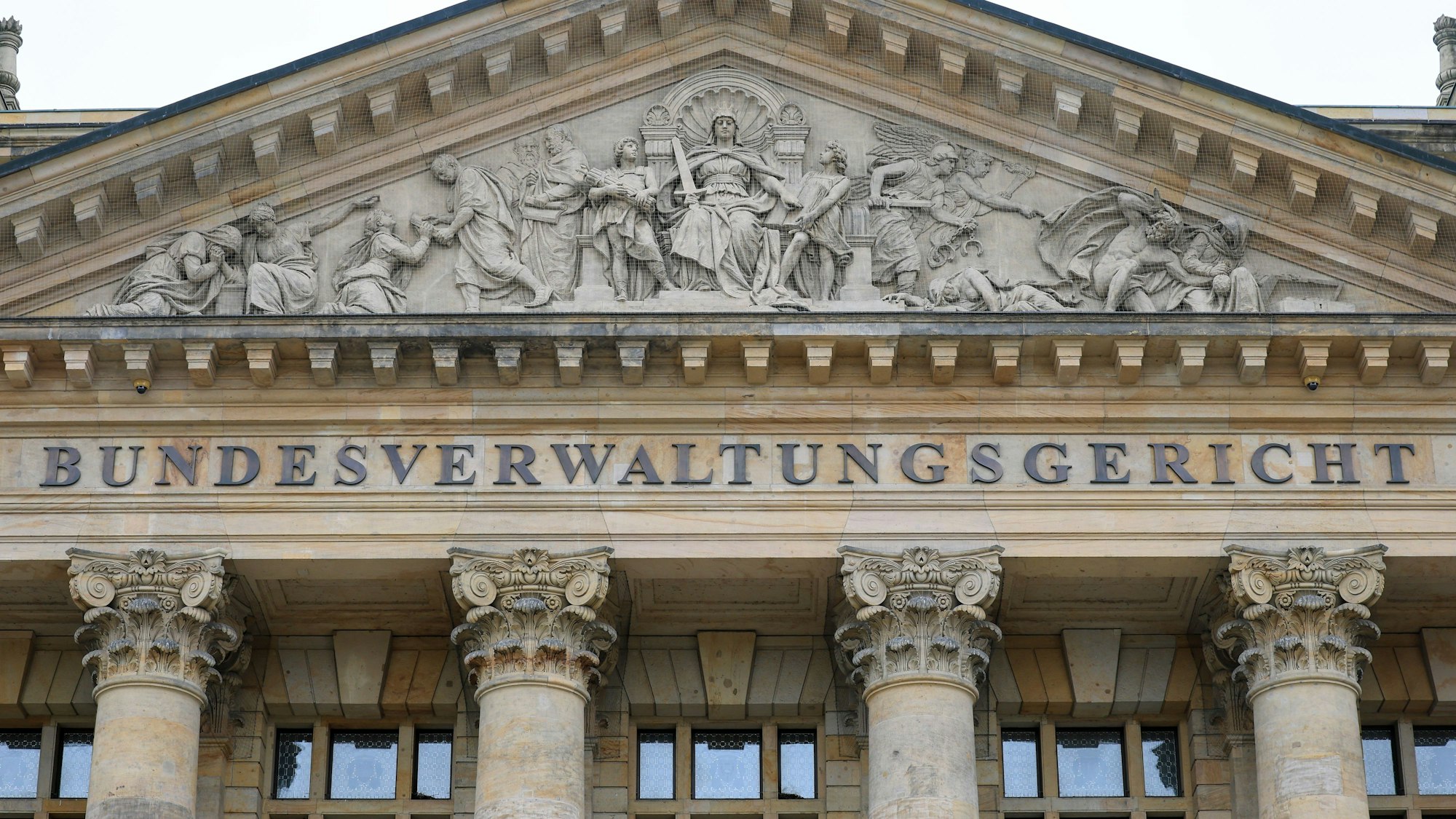 Blick auf das Bundesverwaltungsgericht in Leipzig.