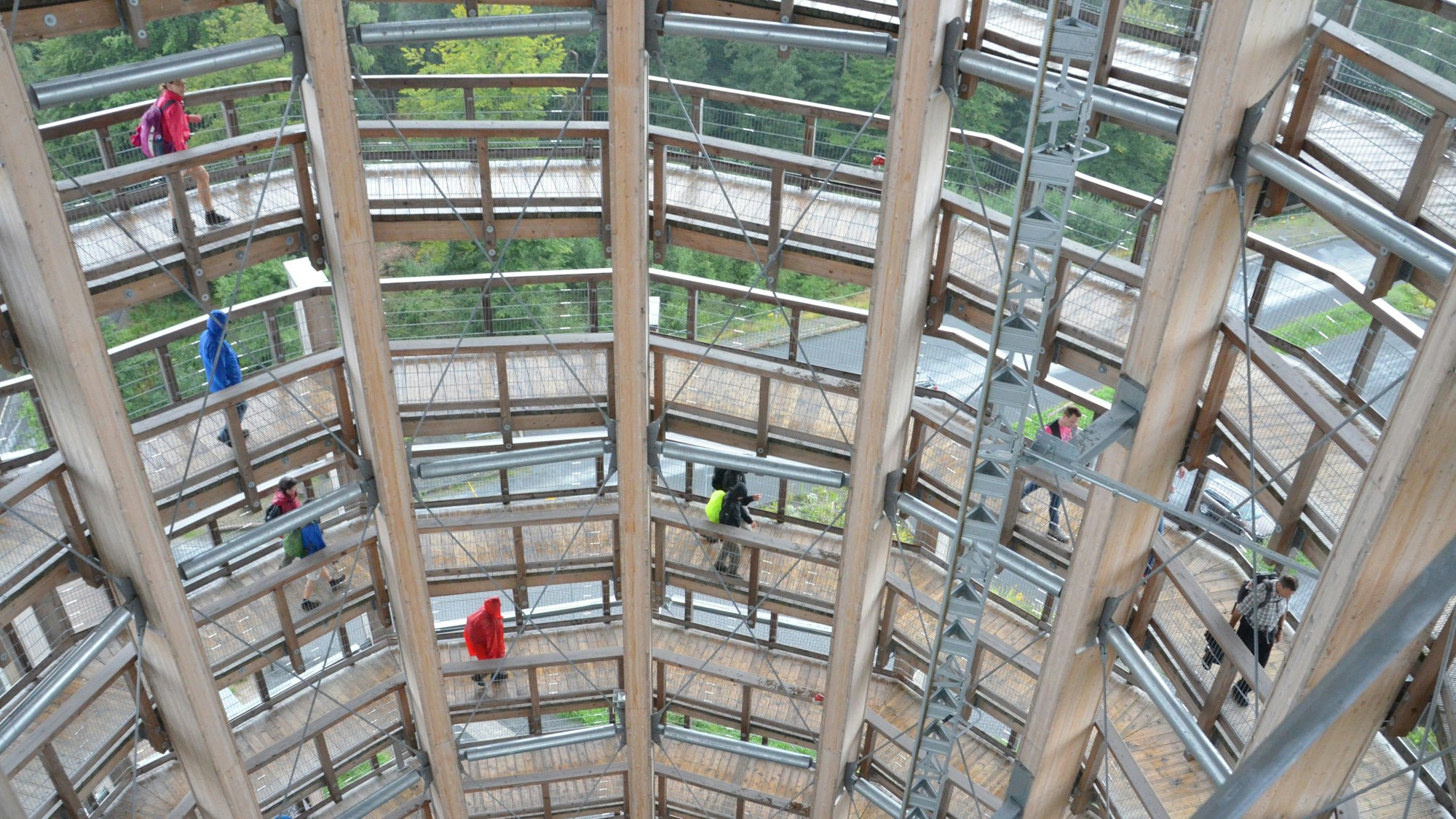 Blick in den Aussichtsturm.