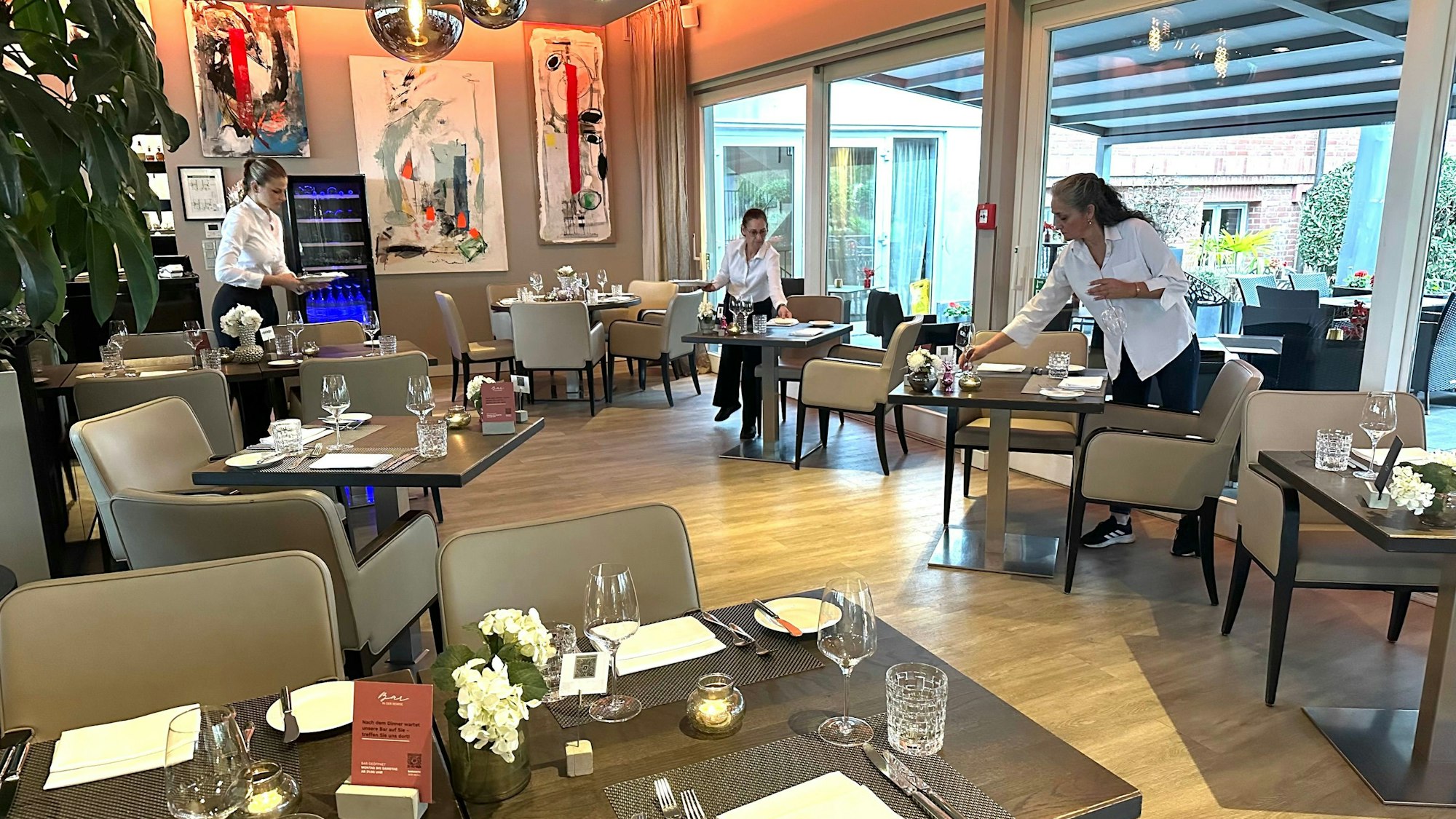 Liebevoll ist der Gastraum im Clostermanns eingerichtet.