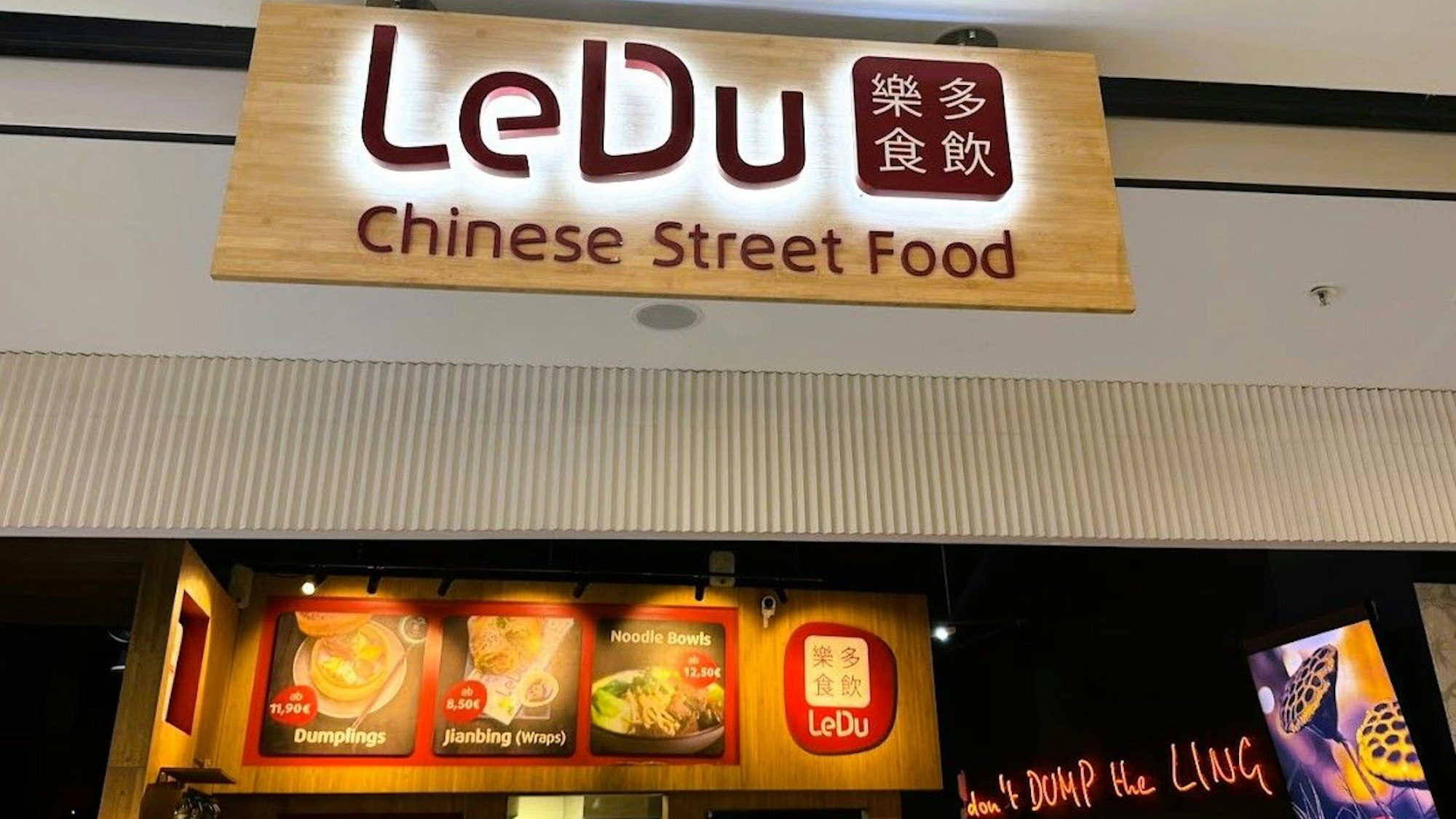 LeDu Chinese Street Food im Bonner Hauptbahnhof