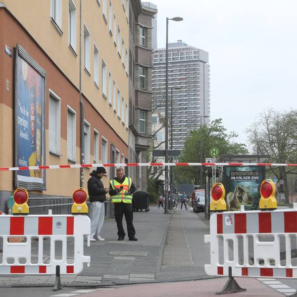 An der Greinstraße in Köln-Sülz war am Donnerstag (17. April) ein Bombenblindgänger aus dem Zweiten Weltkrieg gefunden worden.
