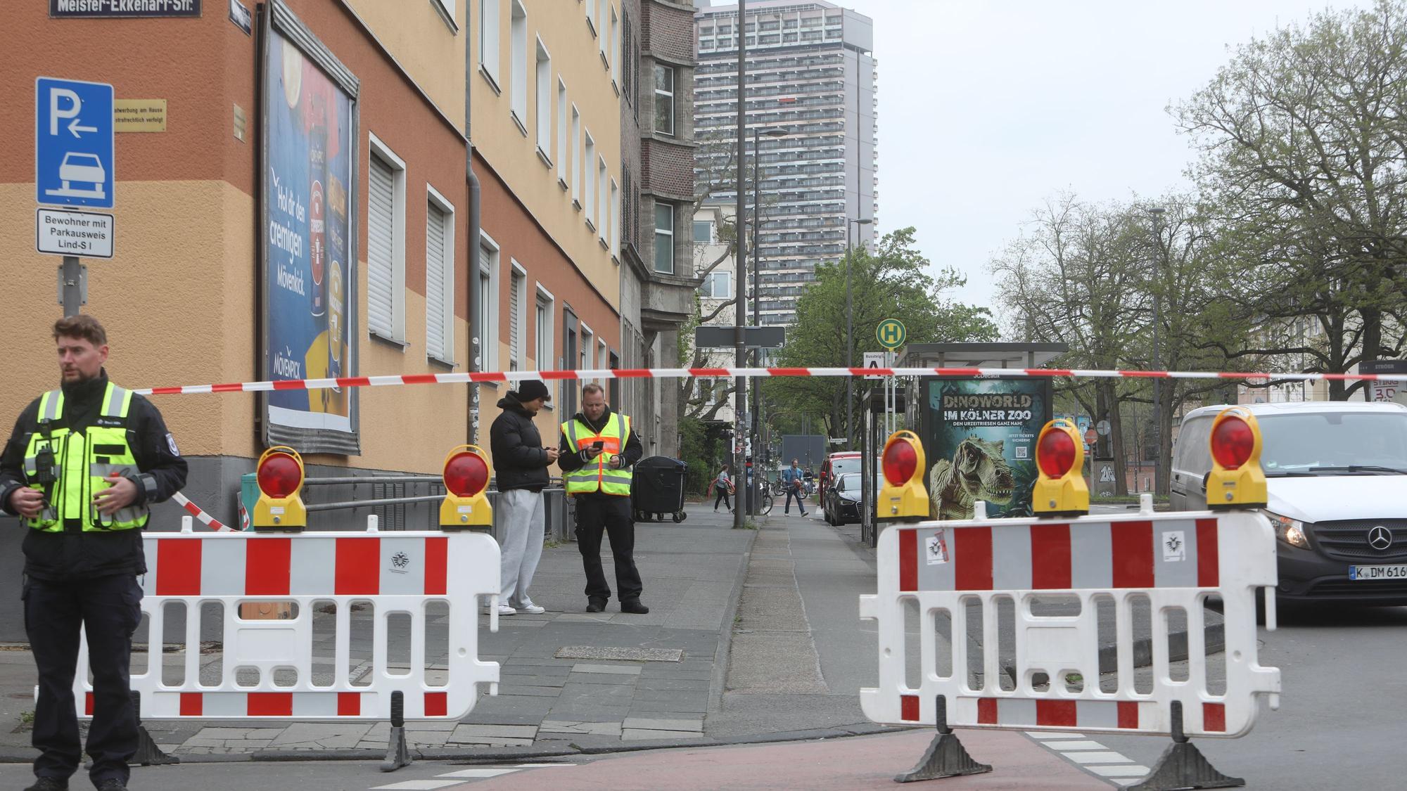 An der Greinstraße in Köln-Sülz war am Donnerstag (17. April) ein Bombenblindgänger aus dem Zweiten Weltkrieg gefunden worden.