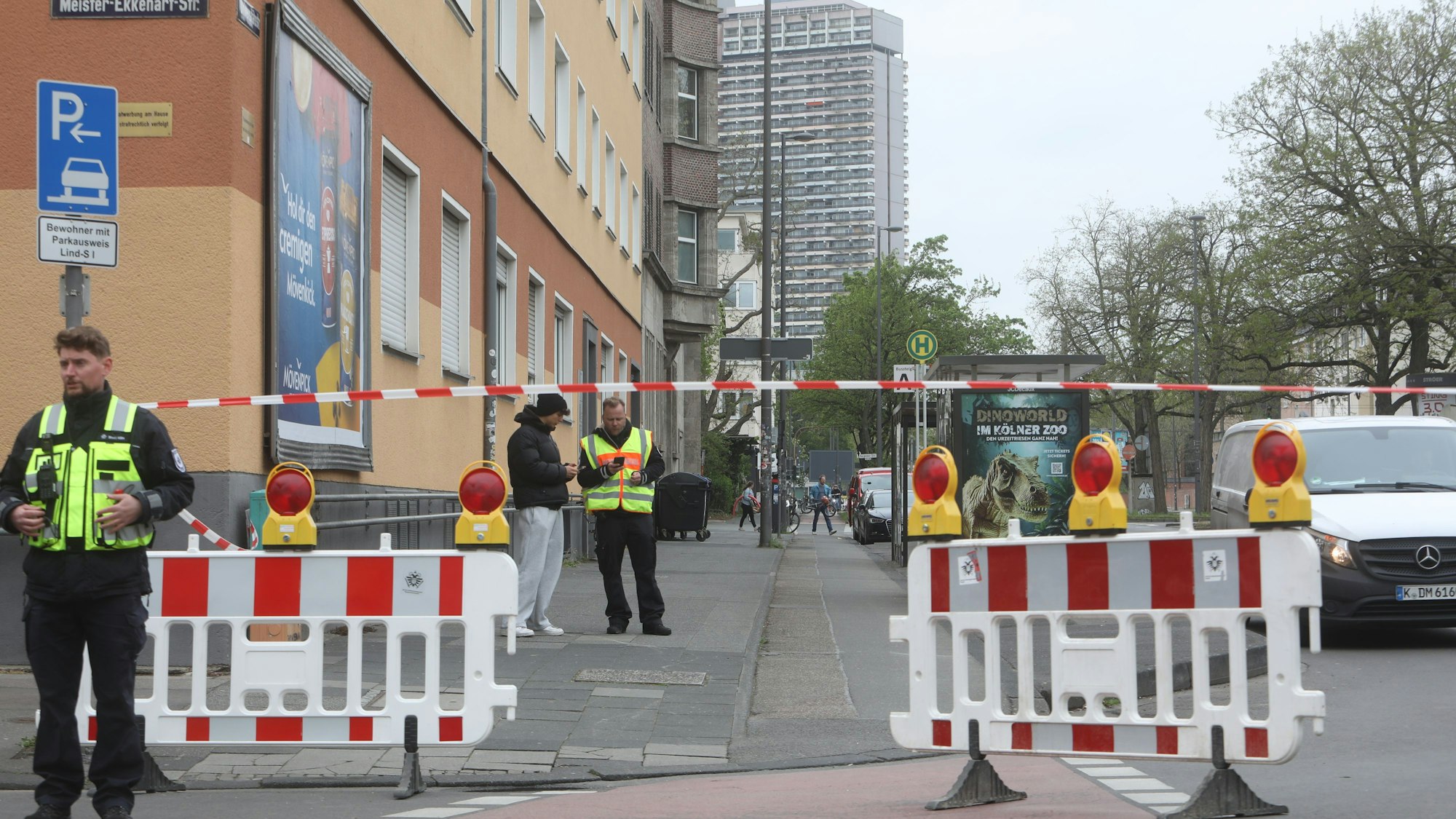 An der Greinstraße in Köln-Sülz war am Donnerstag (17. April) ein Bombenblindgänger aus dem Zweiten Weltkrieg gefunden worden.