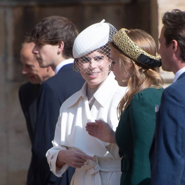 Prinzessinnen Eugenie und Beatrice beim Ostergottesdienst 2025.