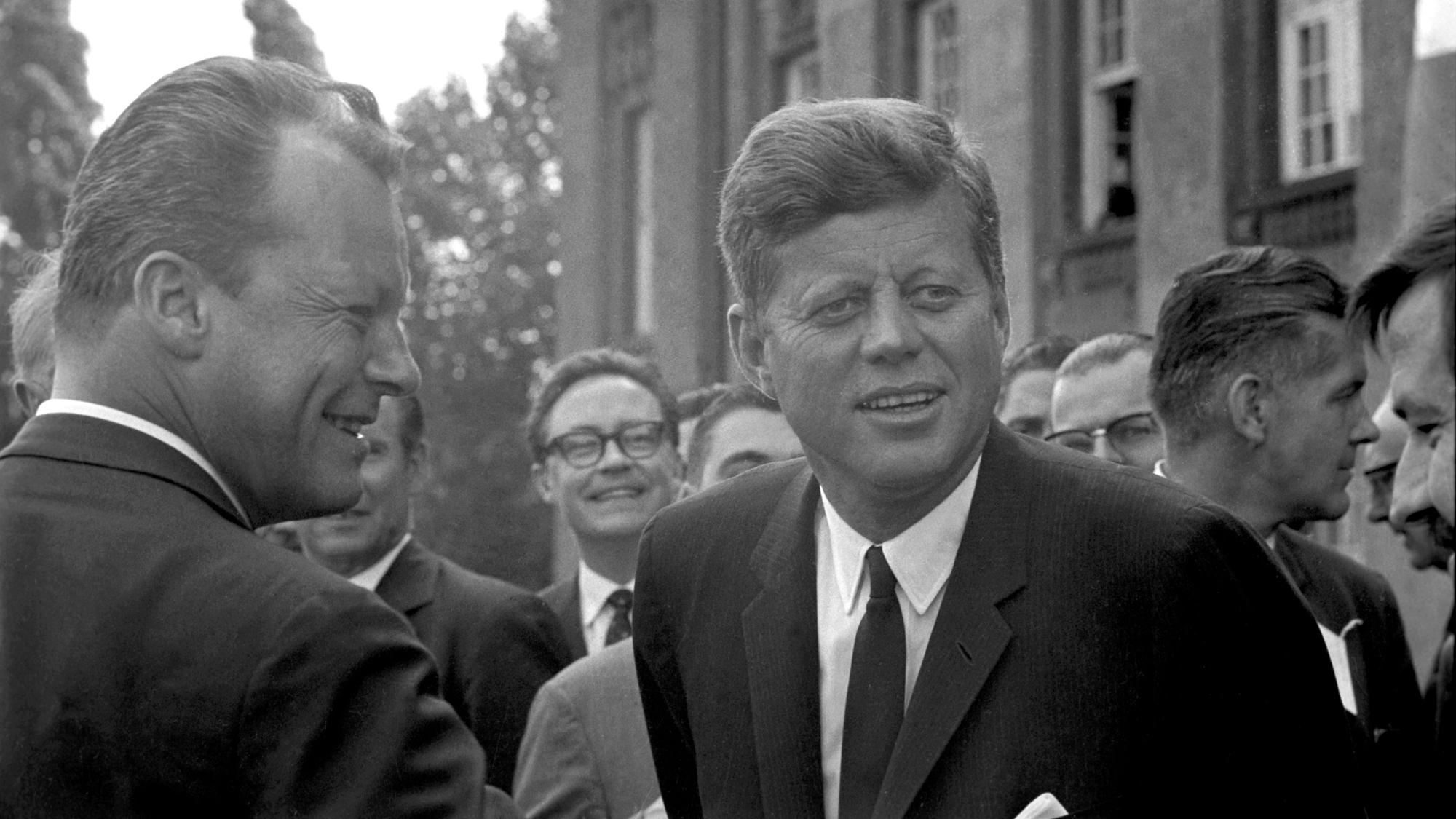 John F. Kennedy in Berlin. (Archivbild)