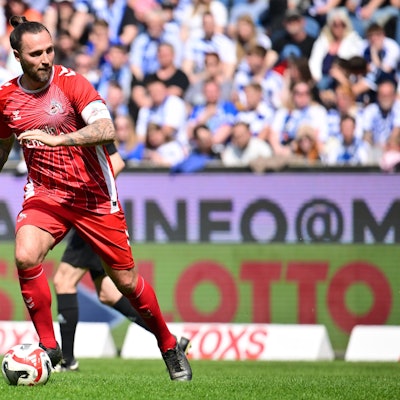 Fußball Regionalliga West MSV Duisburg - 1. FC Köln II am 20.04.25 in der Schauinsland-Reisen Arena in Duisburg
Marco Höger
Foto: Jakob Klos