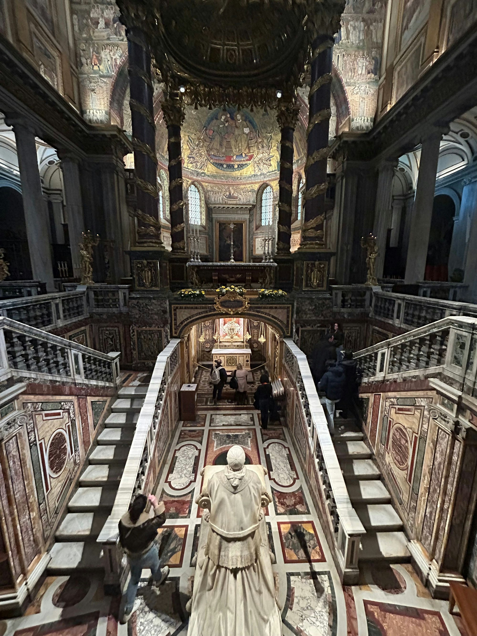 Die Gruft der Kirche Santa Maria Maggiore, in der Papst Franziskus begraben werden möchte.