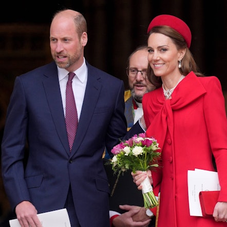 Prinz William und Prinzessin Kate nach einem Gottesdienstbesuch.