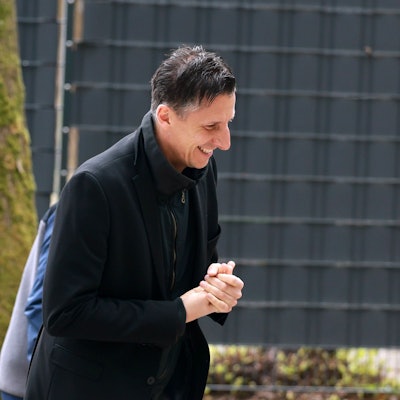 1. FC Köln, Abschluss-Training vor dem Spiel gegen Greuther Fürth, Christian Keller (1. FC Köln), 10.04.2025, Bild: Herbert Bucco