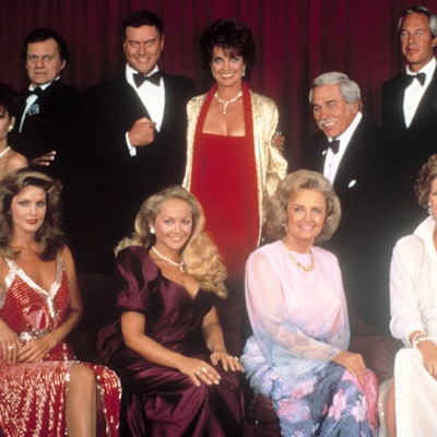 Die Hauptdarsteller der US-Fernsehserie „Dallas“.