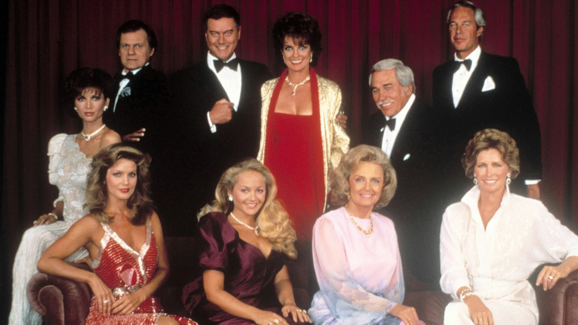 Die Hauptdarsteller der US-Fernsehserie „Dallas“.