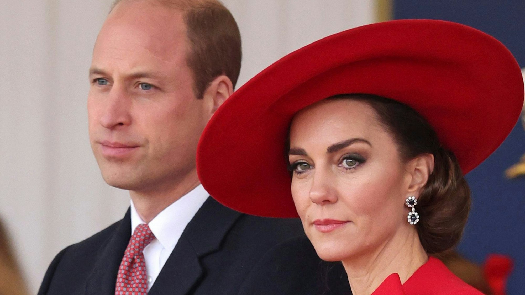 Der Prinz und die Prinzessin von Wales.