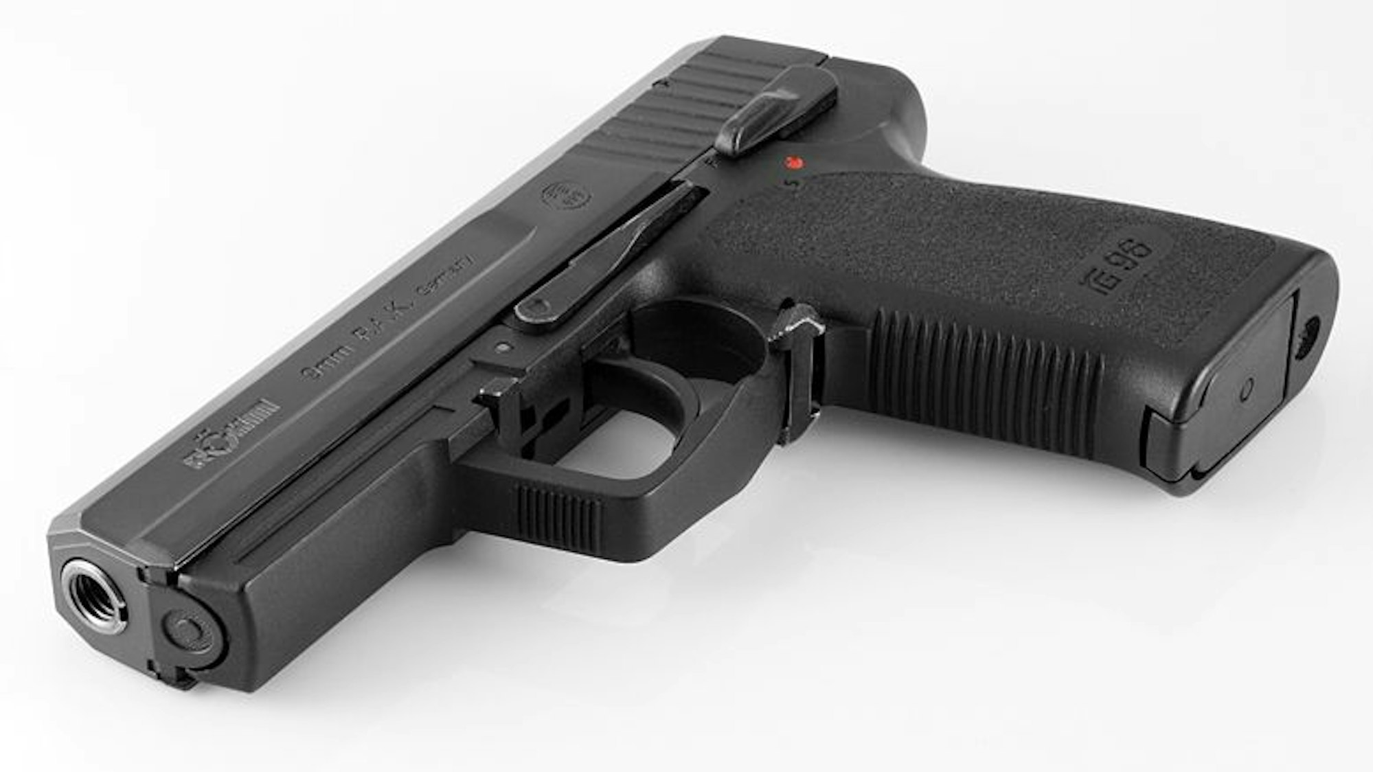 Das Bild zeigt eine Schreckschusspistole.