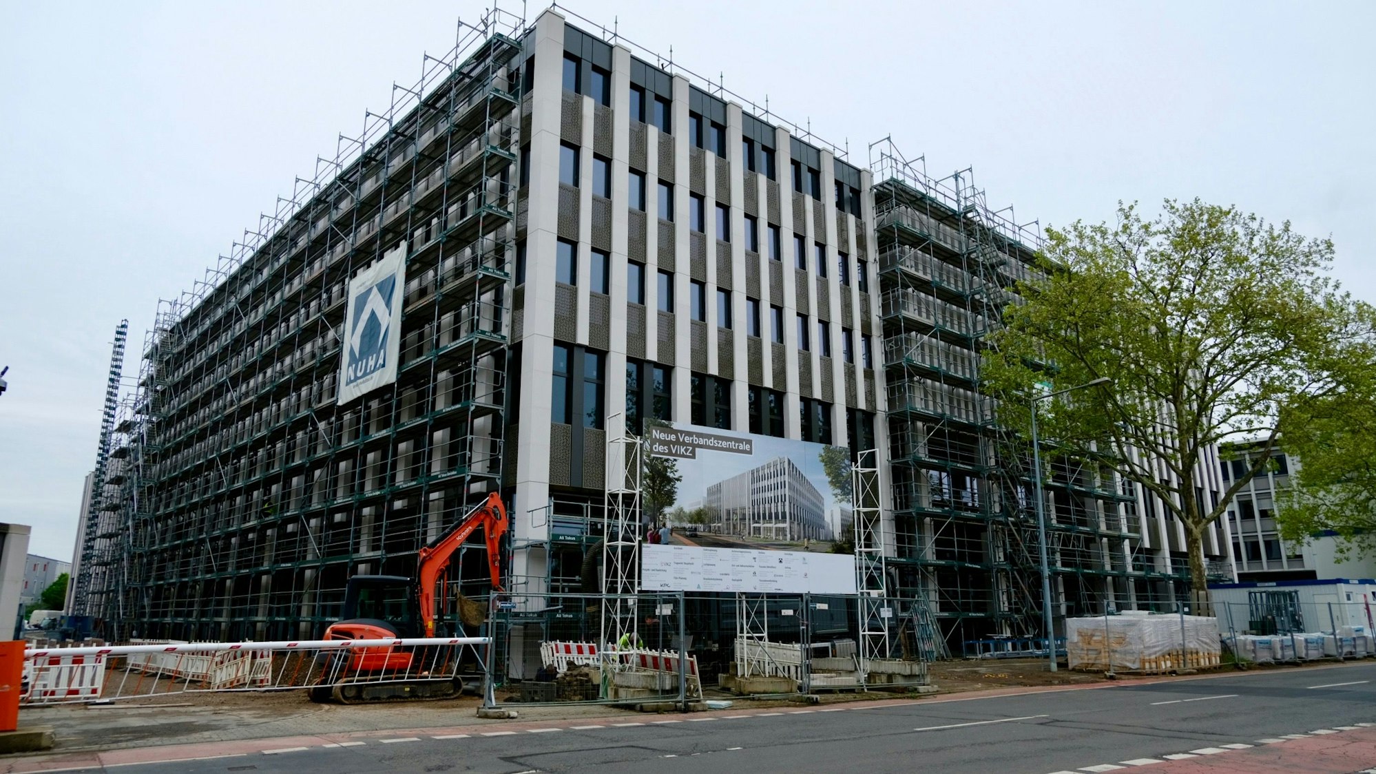 Baustelle der neuen Verbandszentrale des VIKZ.