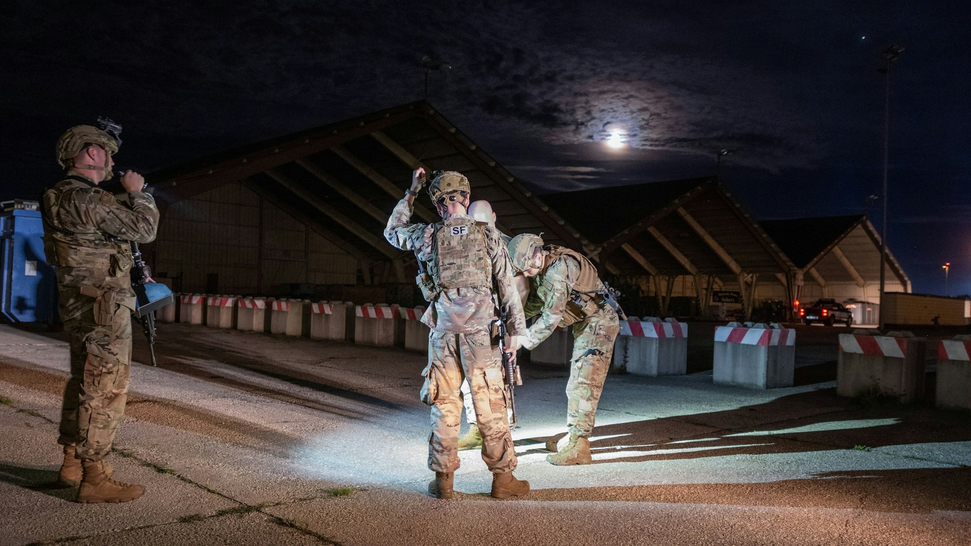 Soldaten bei einer Übung auf der US-Airbase Spangdahlem in der Eifel (Archivfoto).