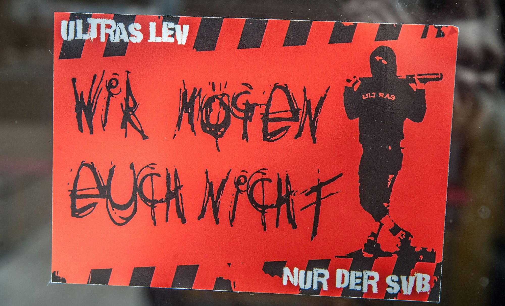 Aufkleber. Foto: Ralf Krieger
