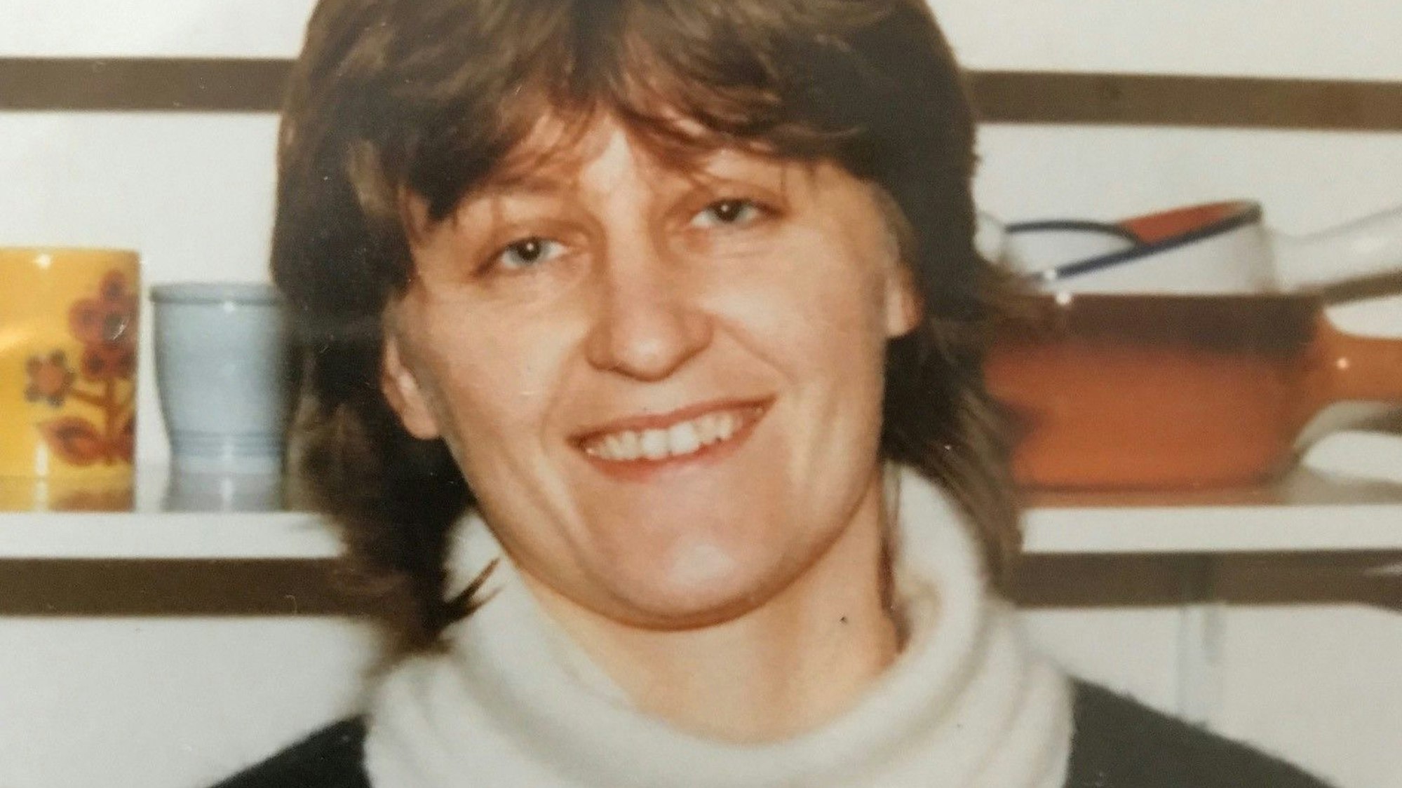 Johanna Wambach in ihrer damaligen Wohnung in Nippes.