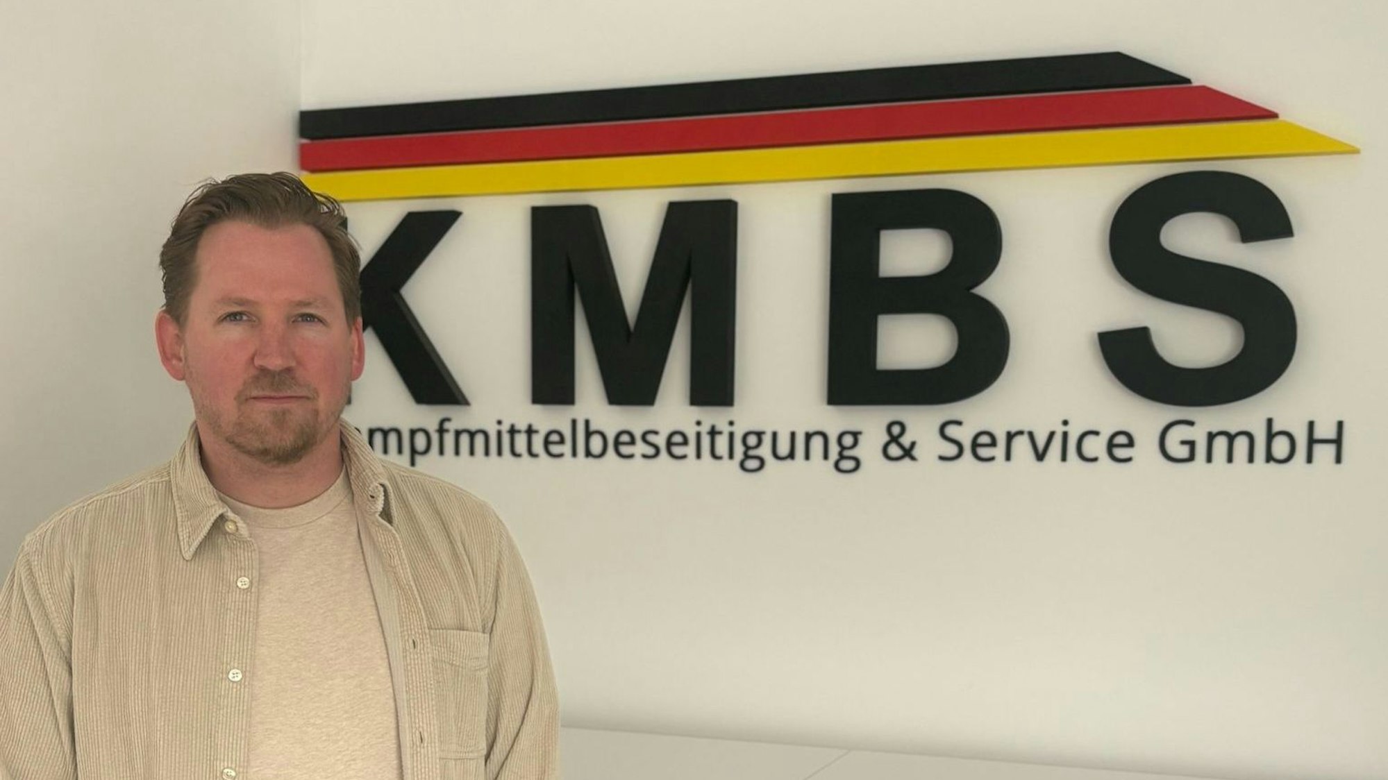 Stefan Hansen ist Geschäftsführer der Kölner Firma KMBS Kampfmittelbeseitigung.