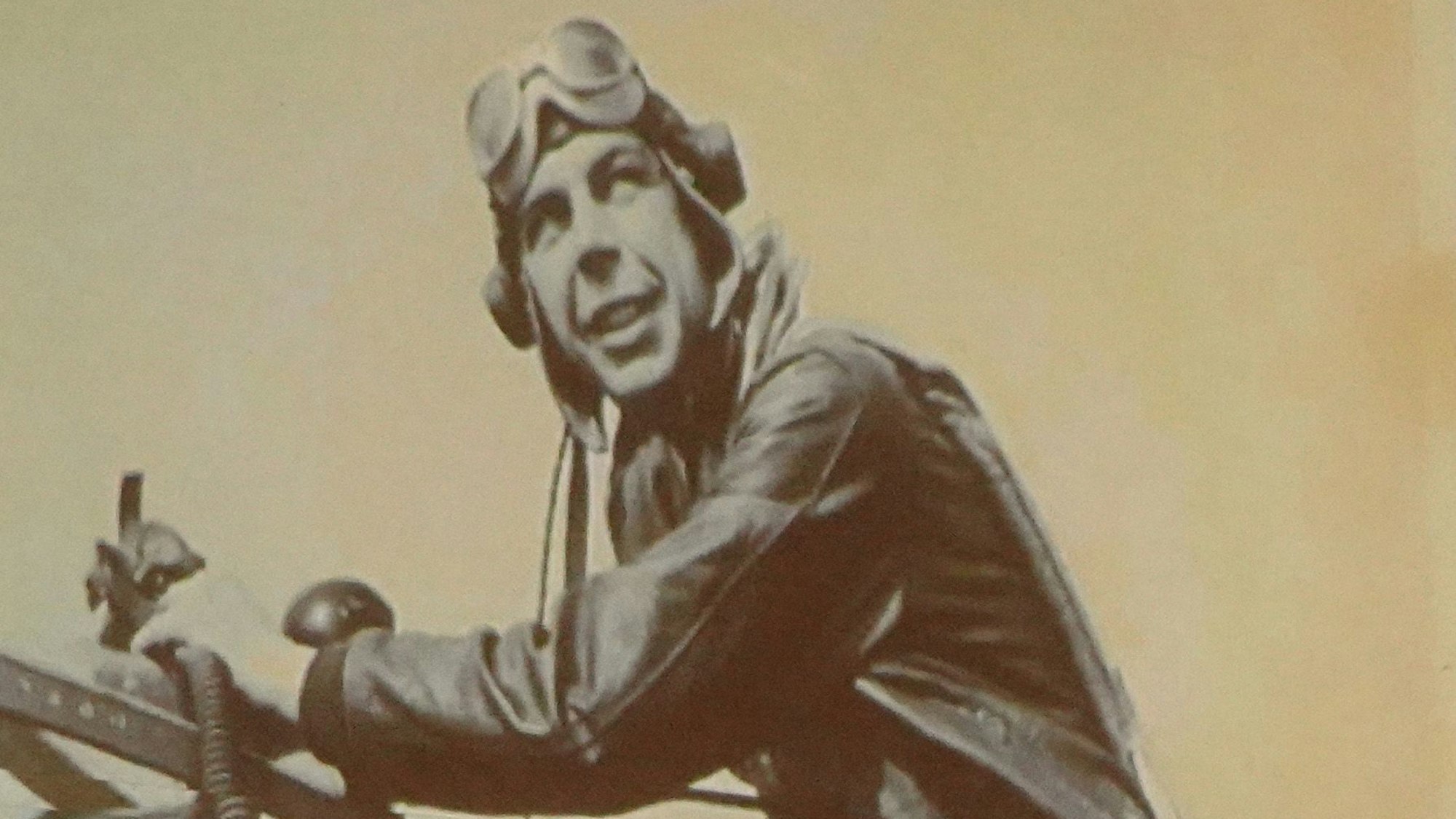 Zu sehen ist der US-Pilot William McElhare, der 1944 über Efferen abgeschossen wurde.