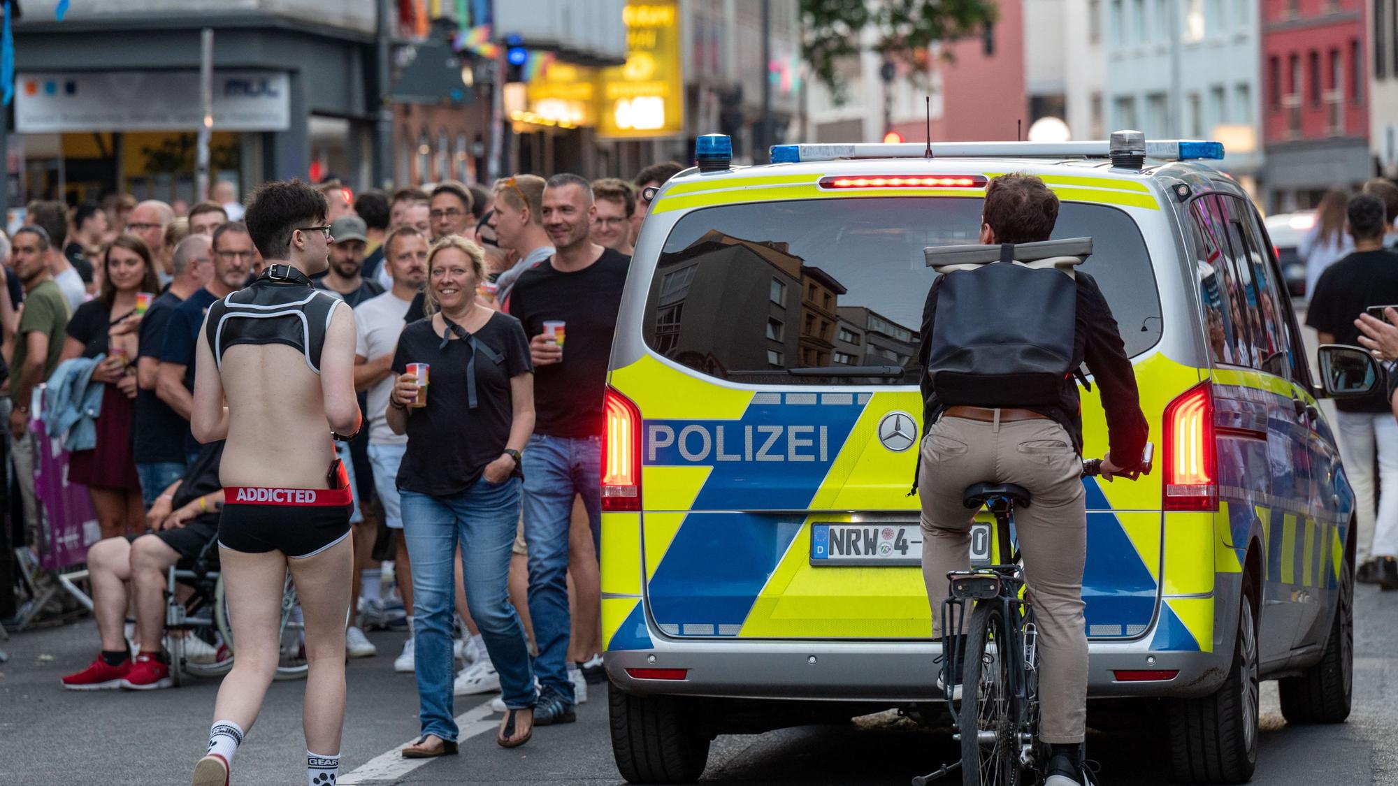 Das CSD-Straßenfest in der Schaafenstraße
