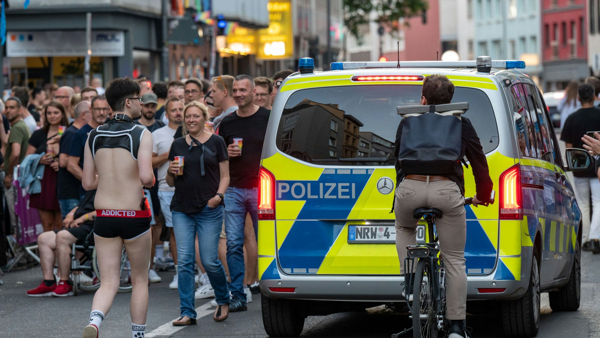 Das CSD-Straßenfest in der Schaafenstraße