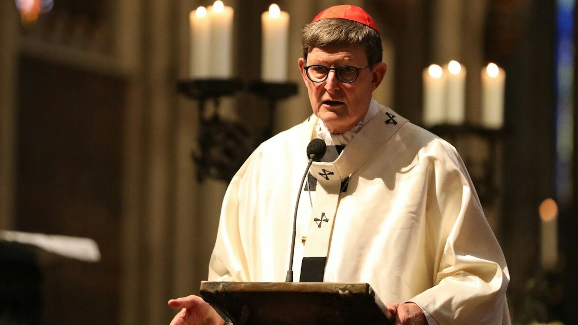 Mittwoch, 23.04.35, 18.30 Uhr, Kölner Dom - mit Kardinal Woelki