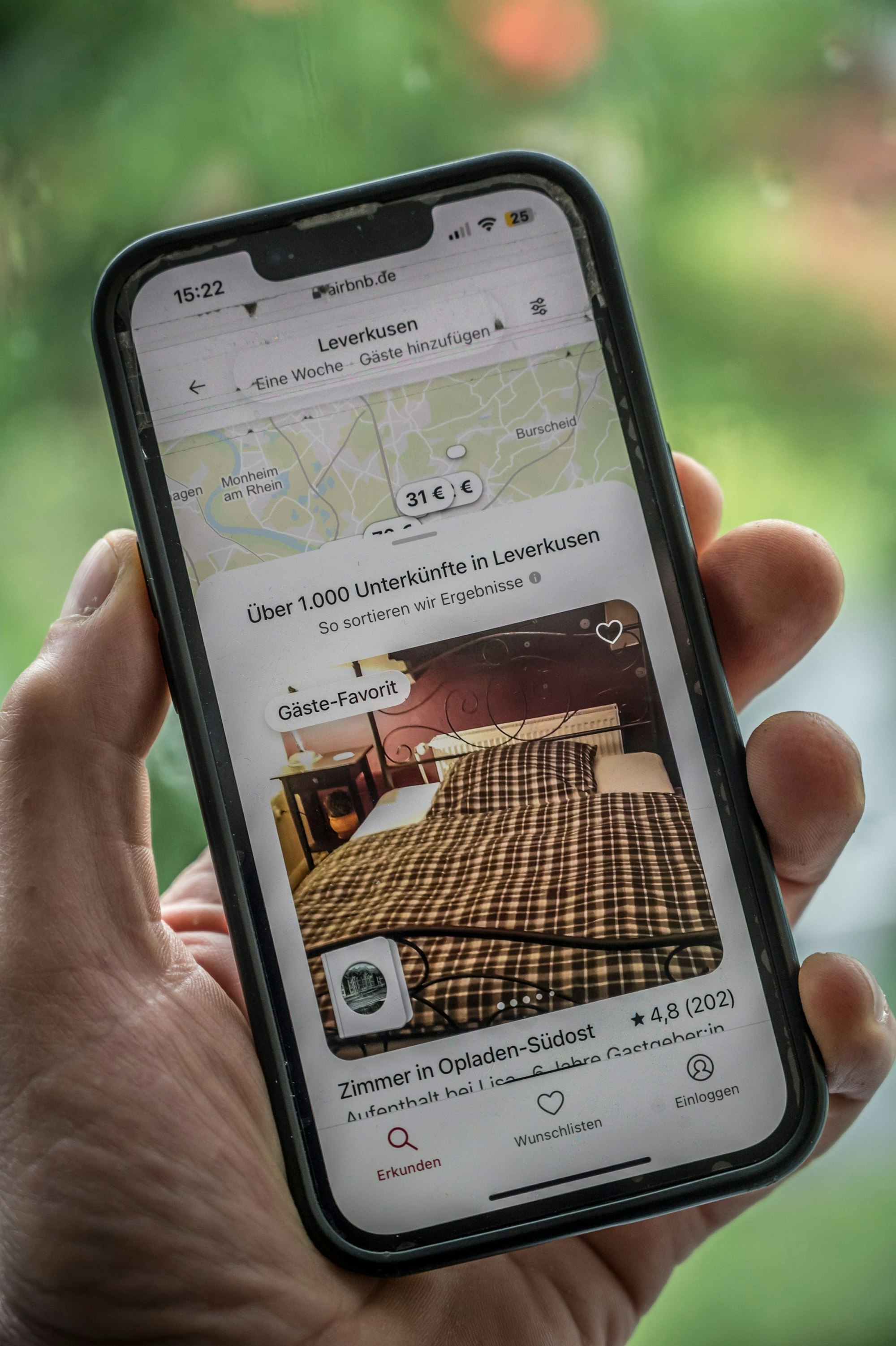 Airbnb: Über 1000 Angebote beim Suchbegriff Leverkusen, 2019 waren es noch 300. Foto: Ralf Krieger