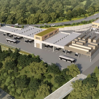 Der Mobilhof bei Moitzfeld in einer Luftbildvisualisierung.