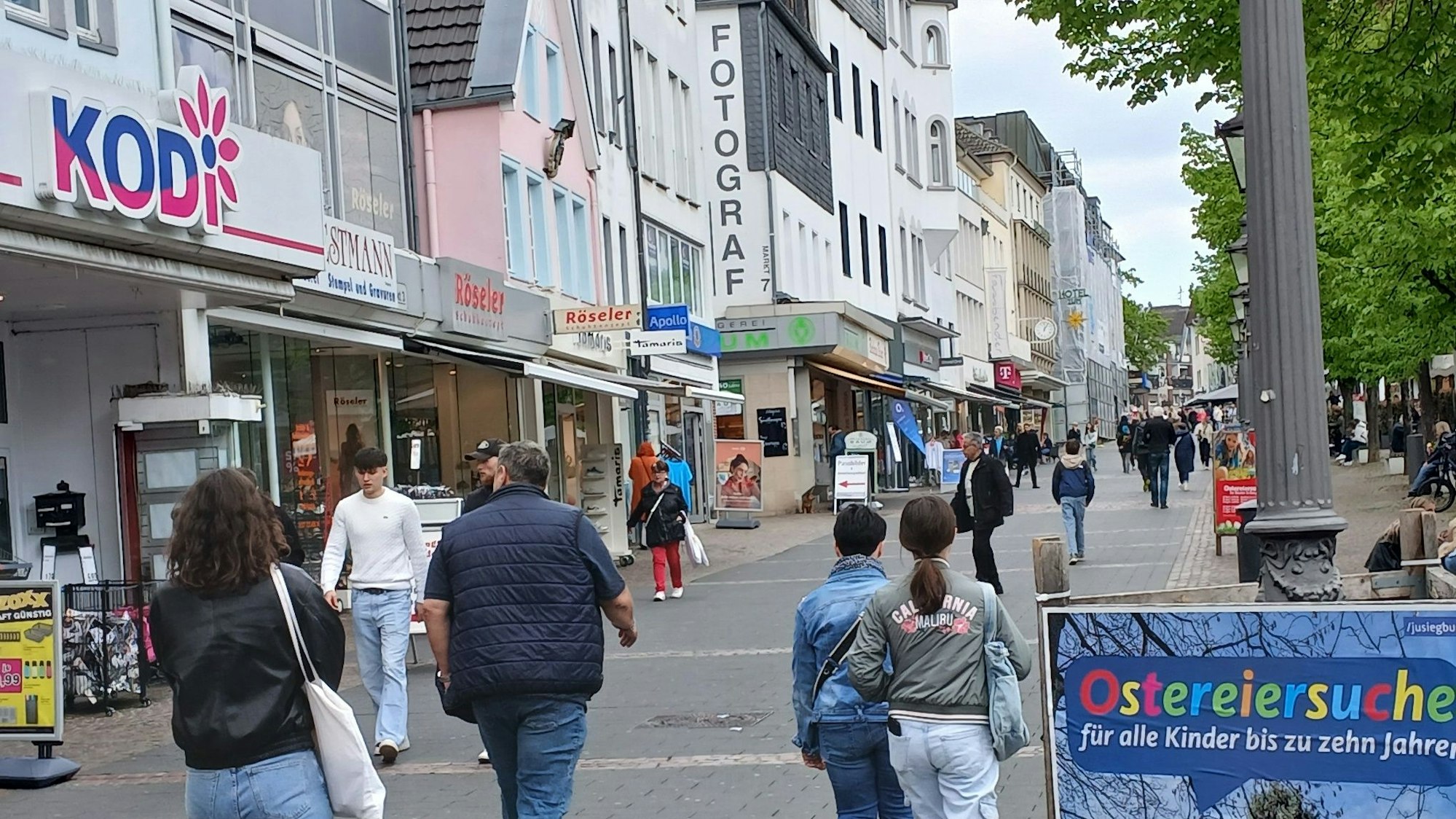 Einzelhandel, Geschäfte am Siegburger Markt