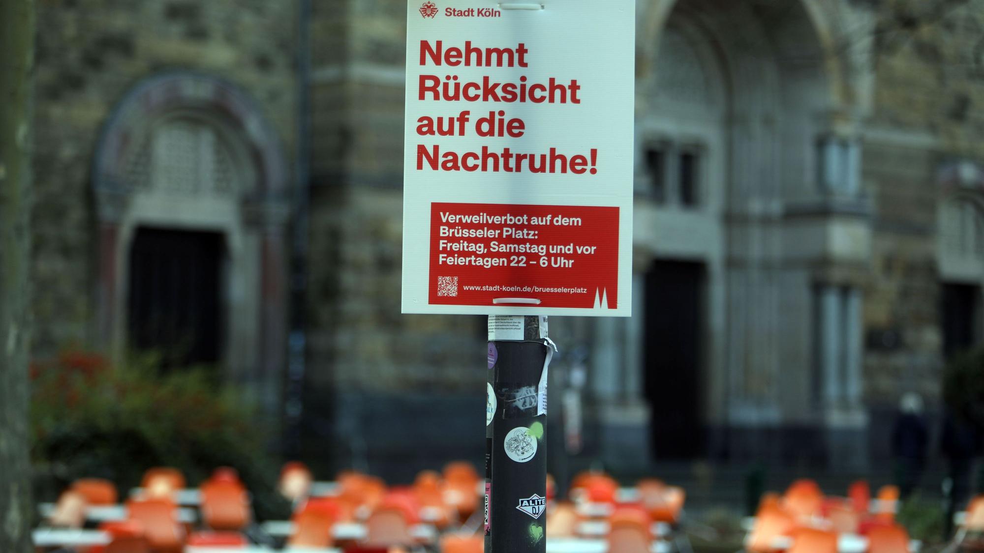 14.03.2025, Köln: Die Stadt will das Verweilverbot auf dem Brüsseler Platz verschärfen. Foto: Arton Krasniqi