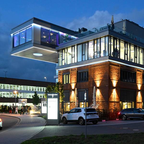 Außenansicht der Halle 51.