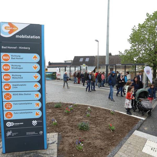 Die Mobilstation in Himberg in Bad Honnef