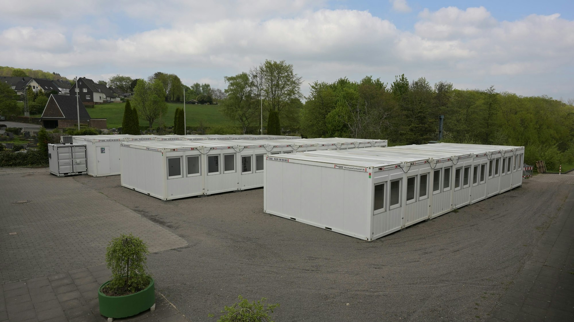 Das Foto zeigt die Unterkunft in Biesfeld.