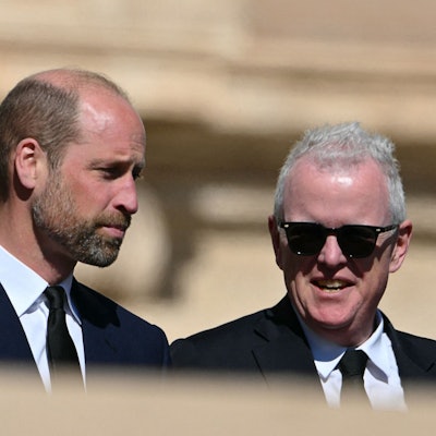 Der britische Thronfolger Prinz William erscheint zur Trauerfeier von Papst Franziskus.